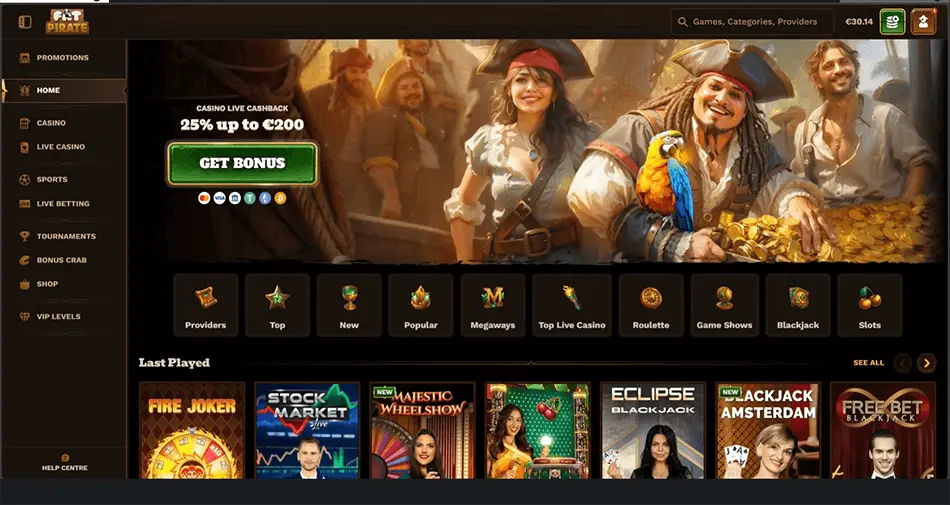 fat pirate casino not on gamstop
